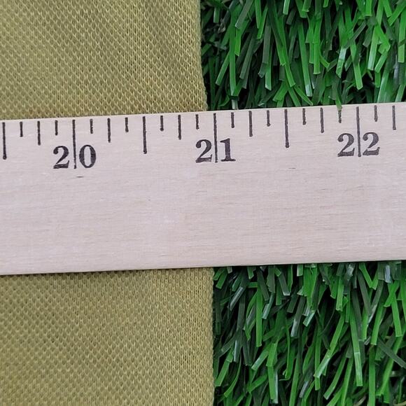 Vintage 90s Munsingwear MOD Shirt Large 21x25 Cropped Green - Picture 9 of 12